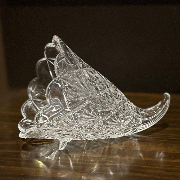 Marquis Waterford Horn of Plenty Cornucopia Centerpiece Crystal - Picture 5 of 13